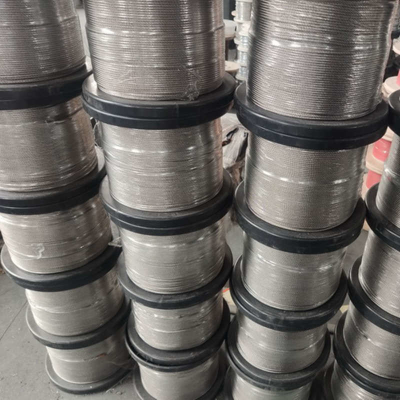 6x7+Fc-1.6mm Galvanized Steel Wire Rope With Packing In Coil And On Reel