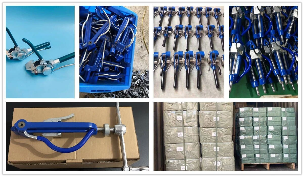 201/304/316 Banda de acero inoxidable 0,75 mm para fijación de abrazaderas de cable en postes de hormigón 4
