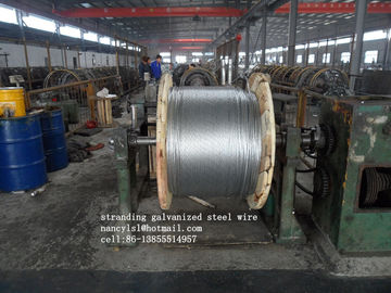 Cable de acero galvanizado 3.05m m del filamento EHS de la tensión del estruendo JIS de AISI ASTM BS alto