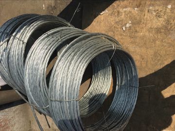 Grade700-1300 galvanizó el filamento de alambre de acero para el alambre 7/3.25m m de la estancia 7/4.0m m