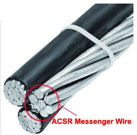 La superficie brillante galvanizó el alambre de mensajero de la cuerda de alambre de acero/ACSR para el cable de ABC